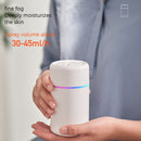 Projection Humidifier USB Small Car Air Humidifier(White)