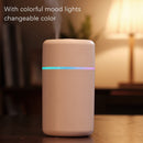 Projection Humidifier USB Small Car Air Humidifier(White)
