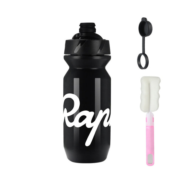 Rapha Bike Leakproof And Dustproof Fitness Cycling Water Bottle, Colour: Black 610ml
