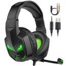 EKSA E7000 RGB Illuminated Gaming In-Line Headset, Cable Length: 2m(Black)