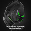 EKSA E7000 RGB Illuminated Gaming In-Line Headset, Cable Length: 2m(Black)