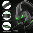 EKSA E7000 RGB Illuminated Gaming In-Line Headset, Cable Length: 2m(Black)