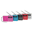 L-938 MP3 Audio Player FM Radio Support SD MMC Card AUX-IN Earphone-out(Pink)