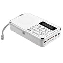 L-938 MP3 Audio Player FM Radio Support SD MMC Card AUX-IN Earphone-out(Pink)