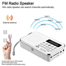 L-938 MP3 Audio Player FM Radio Support SD MMC Card AUX-IN Earphone-out(Black)