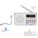 L-938 MP3 Audio Player FM Radio Support SD MMC Card AUX-IN Earphone-out(Red)
