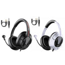 EKSA E3D Lightweight Adjustable Mic Gaming Wired Headset, Cable Length: 2m(Black)