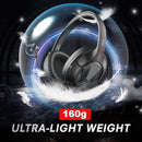 EKSA E3D Lightweight Adjustable Mic Gaming Wired Headset, Cable Length: 2m(Black)