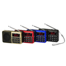 Y-928 FM Radio LED Display MP3 Support TF Card U Disk(Gold)