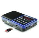 Y-928 FM Radio LED Display MP3 Support TF Card U Disk(Black)