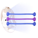 5 PCS Yoga Body Sculpting Stretch Rope Multi-purpose Sports Puller(Purple)