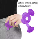 5 PCS Yoga Body Sculpting Stretch Rope Multi-purpose Sports Puller(Purple)