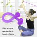 5 PCS Yoga Body Sculpting Stretch Rope Multi-purpose Sports Puller(Blue)