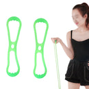 2 PCS Fitness Weight Loss Muscle Training Stretching Multi-purpose Puller, Style: Single Hole (Green)