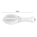 3 PCS CT1682 Thickened Plastic Fish Scaler with Cover(Green)
