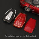 2 PCS TPU Car Key Cover For Geely Emgrand GL/GS(Chinese Red Start Button)