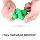 3 PCS Hand Exercise Massage Bump Gear Type Silicone Grip Ring, Style: 30LB (Light Gray)