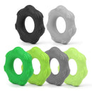 3 PCS Hand Exercise Massage Bump Gear Type Silicone Grip Ring, Style: 30LB (Light Gray)