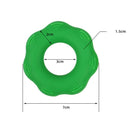 3 PCS Hand Exercise Massage Bump Gear Type Silicone Grip Ring, Style: 30LB (Light Green)