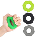 3 PCS Hand Exercise Massage Bump Gear Type Silicone Grip Ring, Style: 30LB (Light Green)