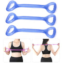 3 PCS Home Workout Fitness Yoga Pull Rope Arm Back Puller(Blue)