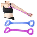 3 PCS Home Workout Fitness Yoga Pull Rope Arm Back Puller(Blue)