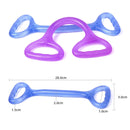 3 PCS Home Workout Fitness Yoga Pull Rope Arm Back Puller(Blue)