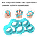 2 Sets Fitness Finger Sports Silicone Rally Grip Set(Green)