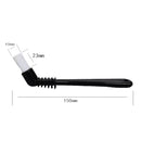 5 PCS KFS-10 Short Handle Coffee Machine Cleaning Brush(White Hair)
