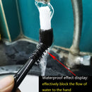 5 PCS KFS-10 Short Handle Coffee Machine Cleaning Brush(White Hair)