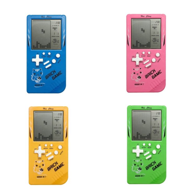 Large Screen Retro Children Handheld Game Console(Green)