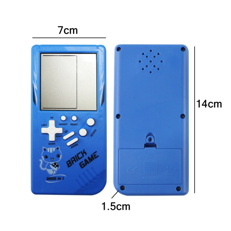 Large Screen Retro Children Handheld Game Console(Yellow)