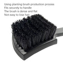 5 PCS Tire Carpet Cleaning Brush Foot Pad Upholstery Brush(Black)