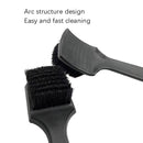 5 PCS Tire Carpet Cleaning Brush Foot Pad Upholstery Brush(Black)