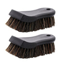 2 PCS Car Horsehair Interior Leather Brush