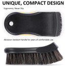 2 PCS Car Horsehair Interior Leather Brush