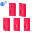 5 PCS Wireless Camera Controller Mobile Phone Multi-Function Bluetooth Selfie, Colour: G1 Red Bagged