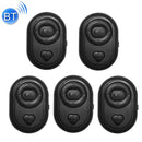 5 PCS Wireless Camera Controller Mobile Phone Multi-Function Bluetooth Selfie, Colour: S1 Black Bagged