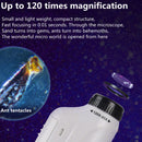 Children Handheld Portable Laboratory Equipment Microscope Toys, Colour: Lite Standard (Blue)