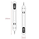9 Gear Mole Point Pen Blue Light Rechargeable Spot Removal Pen Beauty Instrument(White)