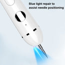 9 Gear Mole Point Pen Blue Light Rechargeable Spot Removal Pen Beauty Instrument(White)