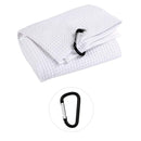 Hook Towel + Club Cleaning Brush Golf Cleaning Set(White)