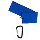 Hook Towel + Club Cleaning Brush Golf Cleaning Set(Blue)