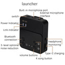 Bluetooth Reverbea Noise Reduction Recording Mini Portable Interview Mobile Live Equipment
