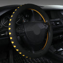Sports Punched EVA Car Steering Wheel Cover, Size: 38cm(Yellow)