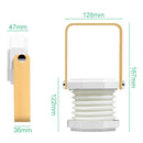 RGB Lanterns Nightlight DC 5V Rechargeable Touch Night Light(RGB Multi-color+Remote Control)