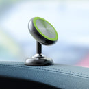 Car Aluminum Alloy Magnetic Mobile Phone Holder, Colour: Black (Luminous)