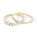 5 Pairs High Heels Leather Shoes Anti-heel Laces(Gold)