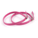 5 Pairs High Heels Leather Shoes Anti-heel Laces(Rose Red)