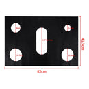 Gas Stove 5-hole Oil-proof Pad Teflon Protective Cover Anti-dirty Pad, Size: 0.3mm(Black)
